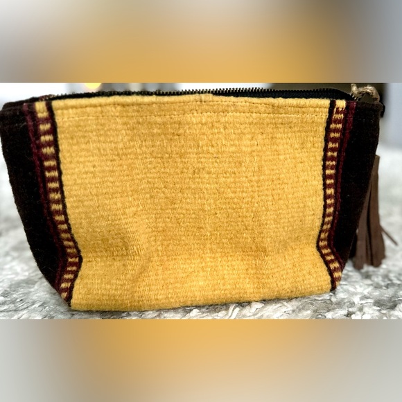 ‼️RARE‼️🎸MZ (fair trade) Textiles🎸🔥NWT🔥Golden Eagle Bag/Clutch